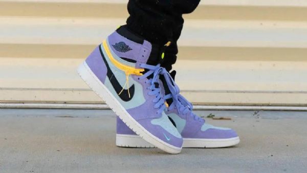 Nike Air Jordan 1 Switch Pulssikengät Miehille Violetti