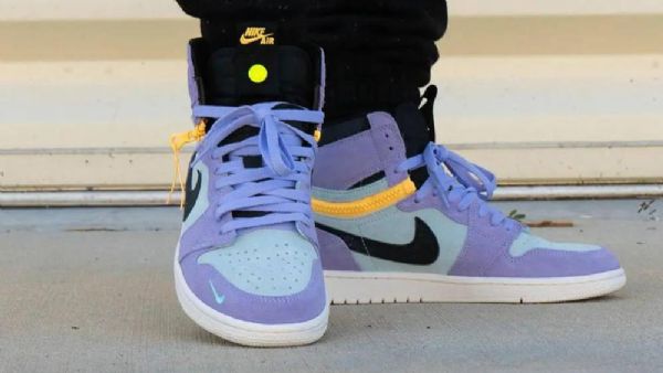 Nike Air Jordan 1 Switch Pulssikengät Miehille Violetti