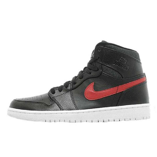 Nike Air Jordan 1 Swoosh Kengät Miehille Musta Punainen
