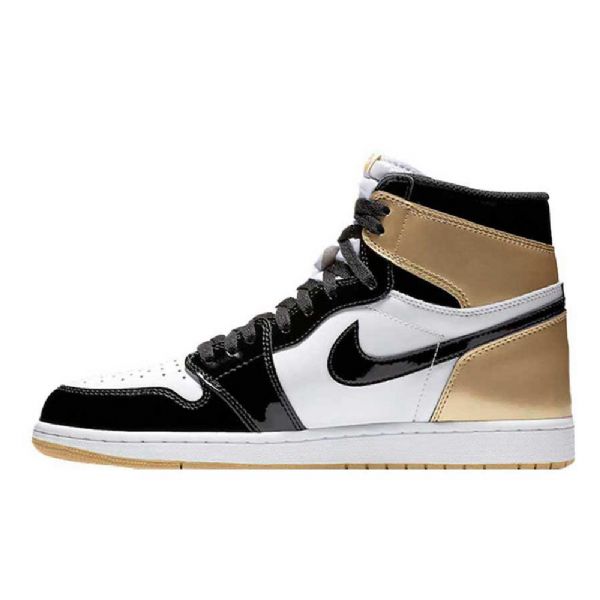 Nike Air Jordan 1 Top 3 Kenkiä Miehille Musta Valkoinen Kulta