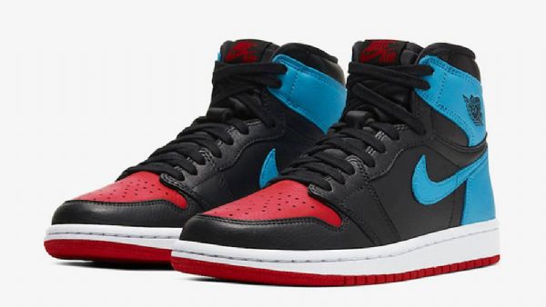 Nike Air Jordan 1 Unc To Chicago Kengät Naisille Musta Sininen