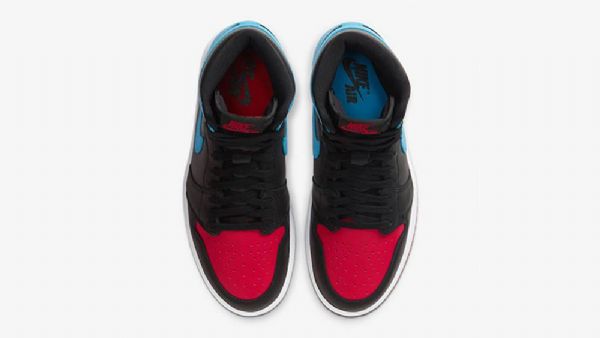 Nike Air Jordan 1 Unc To Chicago Kengät Naisille Musta Sininen