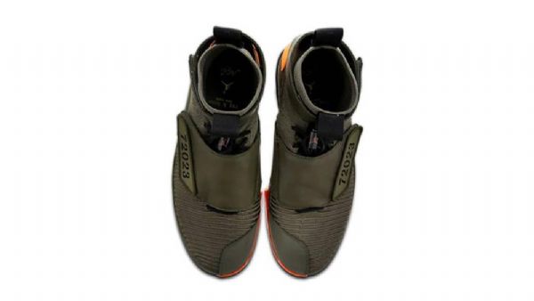 Nike Air Jordan 1 Xx Flyknit Kengät Miehille Oliivinvihreä Oranssi
