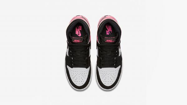 Nike Air Jordan 1 Ystävänpäiväkengät Miesten Musta Pinkki