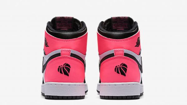 Nike Air Jordan 1 Ystävänpäiväkengät Miesten Musta Pinkki