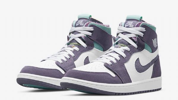 Nike Air Jordan 1 Zoom cmft Daybreak Tropical Twist Kengät Naisille Purppura Valkoinen