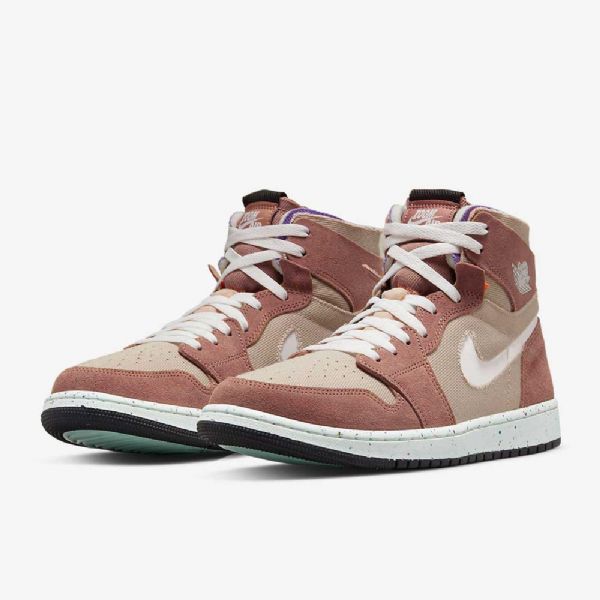 Nike Air Jordan 1 Zoom cmft Kengät Miehille Pinkki Purppura Valkoinen