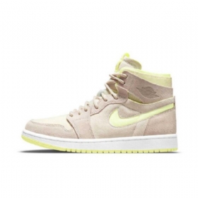 Nike Air Jordan 1 Zoom cmft Lemon Twist Kengät Naisille Ruskea Minttu