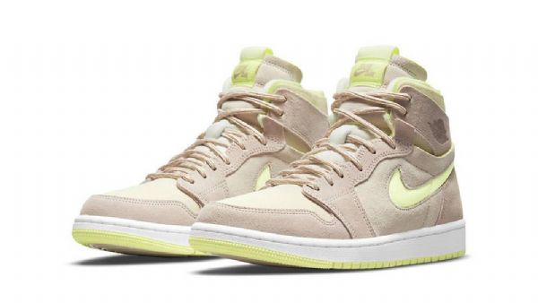 Nike Air Jordan 1 Zoom cmft Lemon Twist Kengät Naisille Ruskea Minttu