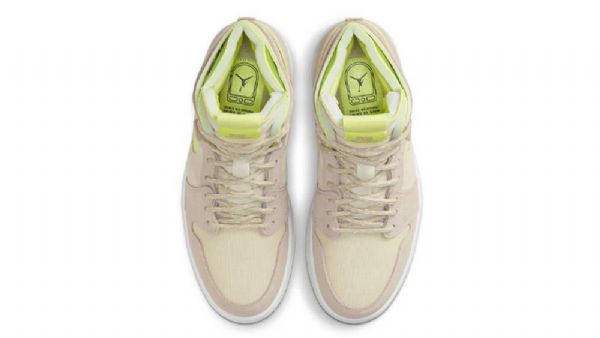 Nike Air Jordan 1 Zoom cmft Lemon Twist Kengät Naisille Ruskea Minttu
