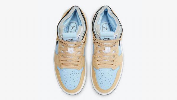 Nike Air Jordan 1 Zoom cmft Psychic Kengät Naisille Sinisenruskea