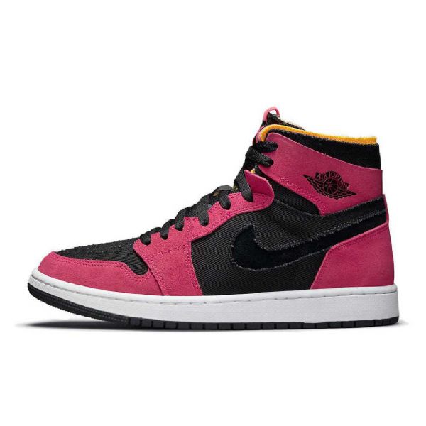 Nike Air Jordan 1 Zoom Comfort Fireberry Kengät Miehille Burgundy Musta
