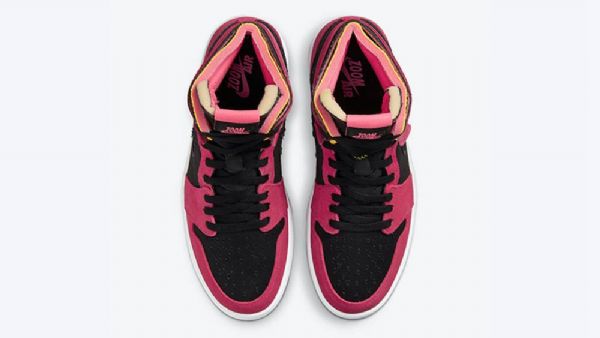 Nike Air Jordan 1 Zoom Comfort Fireberry Kengät Miehille Burgundy Musta