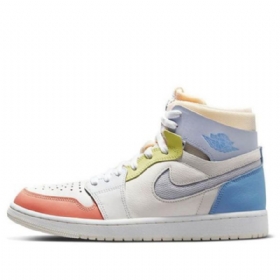 Nike Air Jordan 1 Zoom Air Comfort High Topit Retro-koripallokengät Miehille Moniväriset