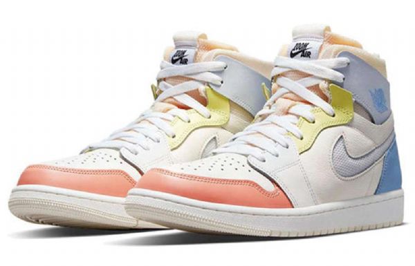 Nike Air Jordan 1 Zoom Air Comfort High Topit Retro-koripallokengät Miehille Moniväriset