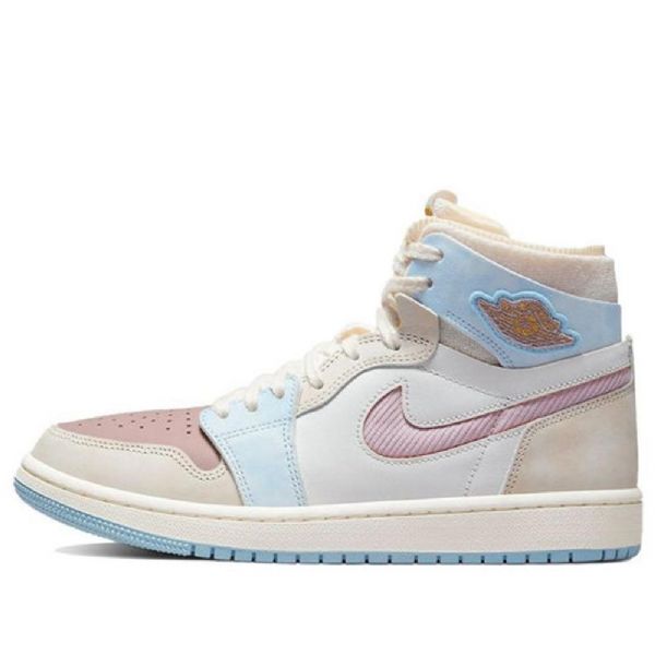 Nike Air Jordan 1 Zoom Air Comfort High Topit Retro Koripallokengät Naisille Pinkki