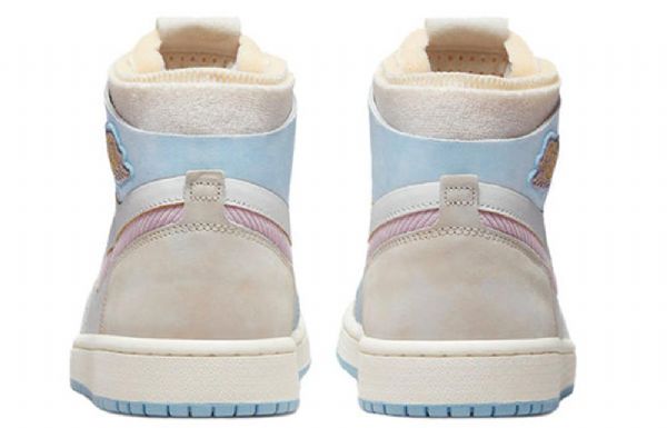 Nike Air Jordan 1 Zoom Air Comfort High Topit Retro Koripallokengät Naisille Pinkki