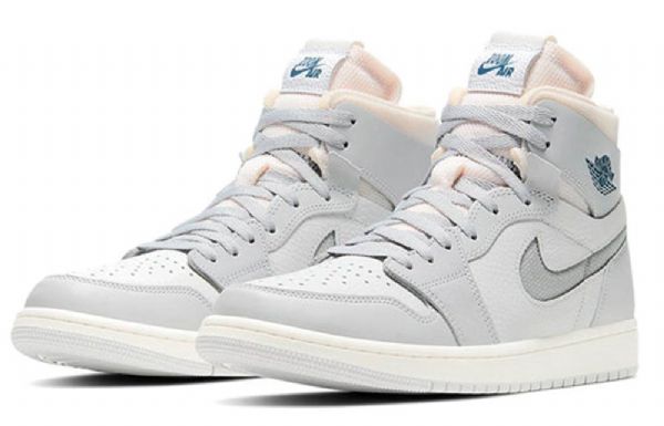 Nike Air Jordan 1 Zoom Comfort Retro Koripallokengät Miehille Harmaa
