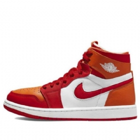 Nike Air Jordan 1 Zoom Air Comfort Retro Koripallokengät Naisille Punainen