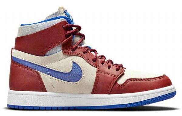 Nike Air Jordan 1 Zoom Comfort Retro Koripallokengät Naisille Punainen Khaki