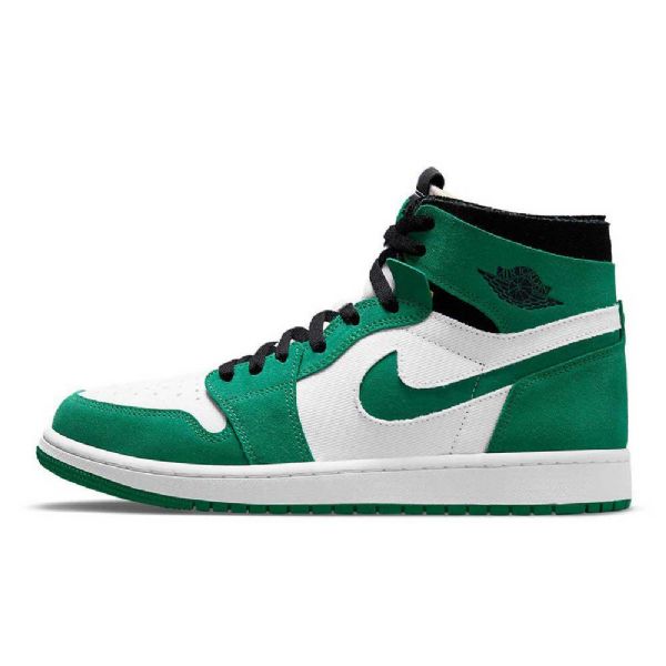 Nike Air Jordan 1 Zoom Comfort Stadionkengät Naisille Vihreä Valkoinen