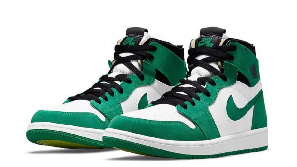 Nike Air Jordan 1 Zoom Comfort Stadionkengät Naisille Vihreä Valkoinen