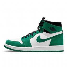 Nike Air Jordan 1 Zoom Comfort Stadium Kengät Miehille Vihreä Valkoinen