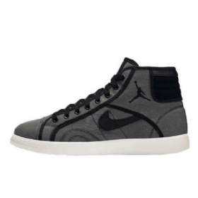 Nike Air Jordan Sky High Tops Og Miesten Kengät Musta Harmaa