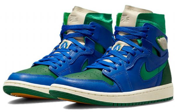 Nike Aleali May Air Jordan 1 Korkeat Topit Zoom Comfort Retro Koripallokengät Miehille Vihreä Sininen