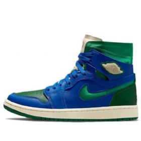 Nike Aleali May Air Jordan 1 Korkeat Topit Zoom Comfort Retro Koripallokengät Naisille Vihreä Sininen
