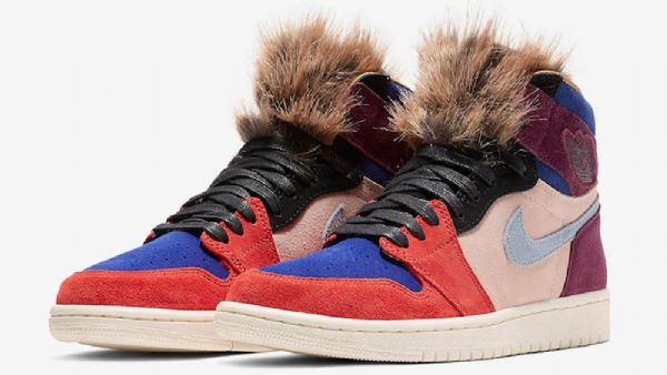 Nike Aleali May Jordan 1 Retro High Tops Viotech Kengät Naisille Monivärinen