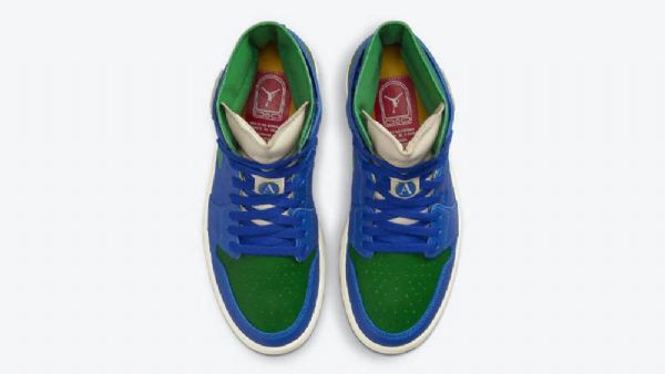 Nike Aleali May Jordan 1 Zoom Comfort Califia Kengät Miehille Vihreä Sininen