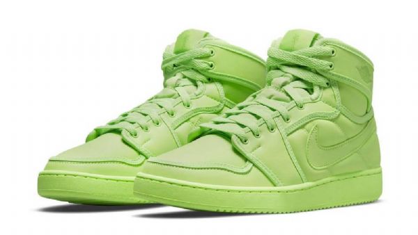 Nike Billie Eilish Air Jordan 1 High Tops Ko Volt Naisten Kengät Vihreät