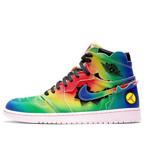 Nike J. Balvin Air Jordan 1 Retro Og High Topit Koripallokengät Miehille Monivärinen