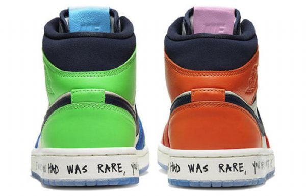 Nike Melody Ehsani Air Jordan 1 Mid Tops Retro Koripallokengät Naisille Monivärinen