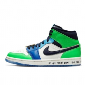 Nike Melody Ehsani Jordan 1 Mid Tops Fearless Kengät Miehille Monivärinen