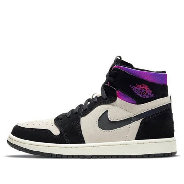 Nike Paris Saint-germain Air Jordan 1 Korkeat Topit Zoom Comfort Retro Koripallokengät Miesten Musta Violetti