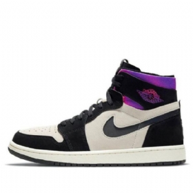 Nike Paris Saint-germain Air Jordan 1 Korkeat Topit Zoom Comfort Retro Koripallokengät Miesten Musta Violetti