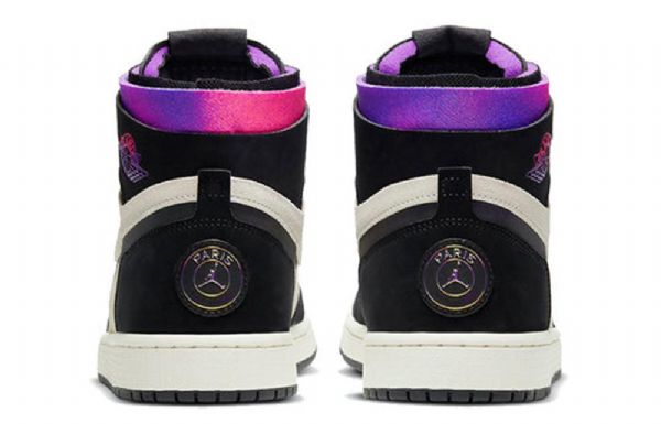 Nike Paris Saint-germain Air Jordan 1 Korkeat Topit Zoom Comfort Retro Koripallokengät Miesten Musta Violetti