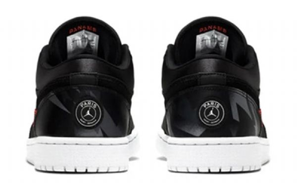 Nike Paris Saint-germain Air Jordan 1 Matalat Topit Bg Retro Koripallokengät Miehille Musta