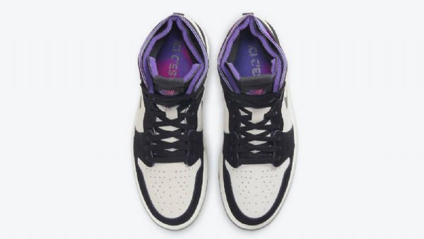Nike Psg Air Jordan 1 Zoom Comfort Psychic Kengät Miehille Valkoinen Vaaleanpunainen