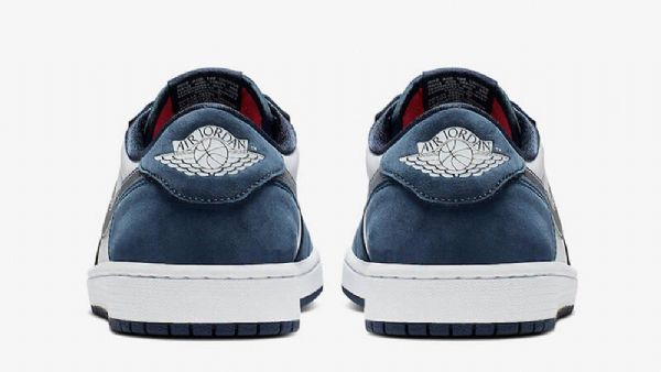 Nike Sb Air Jordan 1 Matalat Kengät Miehille Laivastonsininen