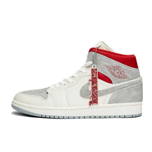 Nike Sns Jordan 1 Mid Tops 20th Anniversary Kengät Miehille Harmaa