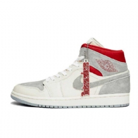 Nike Sns Jordan 1 Mid Tops 20th Anniversary Kengät Miehille Harmaa