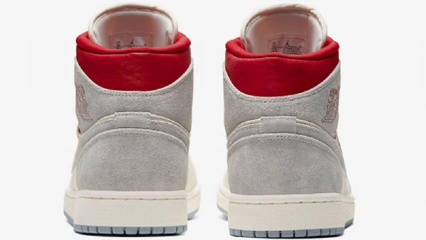 Nike Sns Jordan 1 Mid Tops 20th Anniversary Kengät Miehille Harmaa