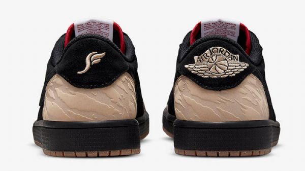Nike Solefly Air Jordan 1 Low Tops Carnivore Kengät Naisille Musta