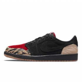 Nike Solefly Air Jordan 1 Matalat Topit Carnivore Kengät Miehille Musta