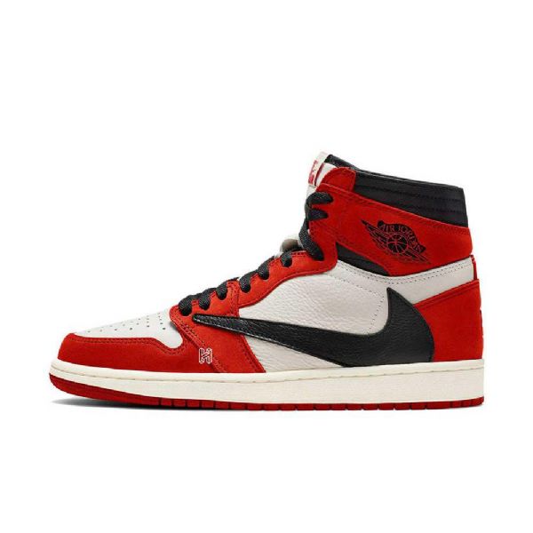 Nike Travis Scott Air Jordan 1 Chicagon Kengät Miehille Musta Sininen
