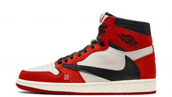 Nike Travis Scott Air Jordan 1 Chicagon Kengät Miehille Musta Sininen