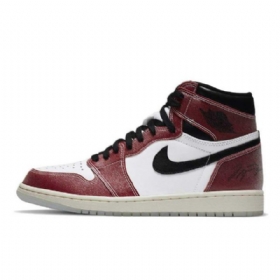 Nike Trophy Room Jordan 1 Retro High Topit Og Chicago Kengät Naisille Burgundy Valkoinen